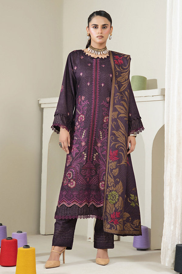 BR Zaryab Chamki Emb Peach`26 D#05