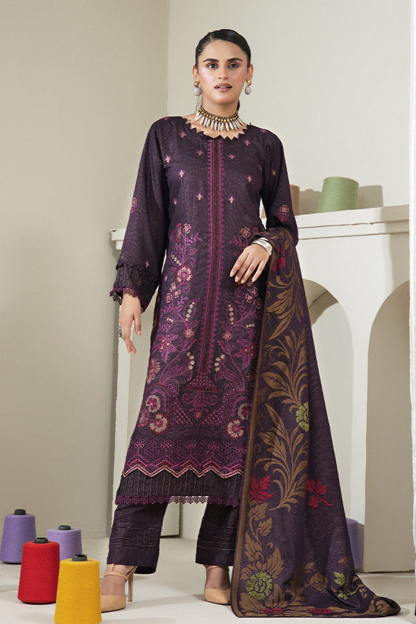BR Zaryab Chamki Emb Peach`26 D#05