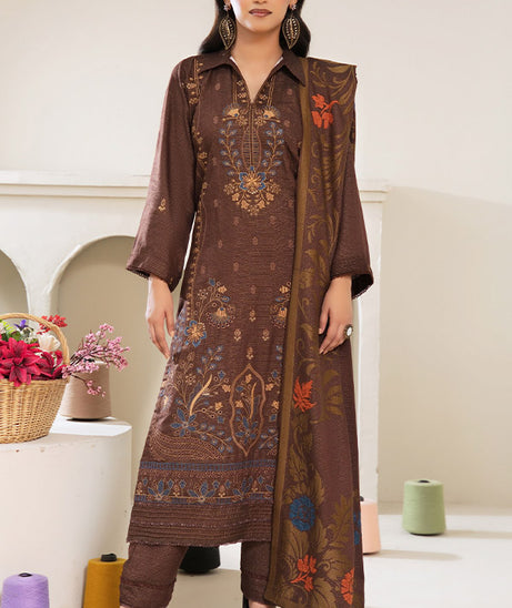 BR Zaryab Chamki Emb Peach`26 D#06