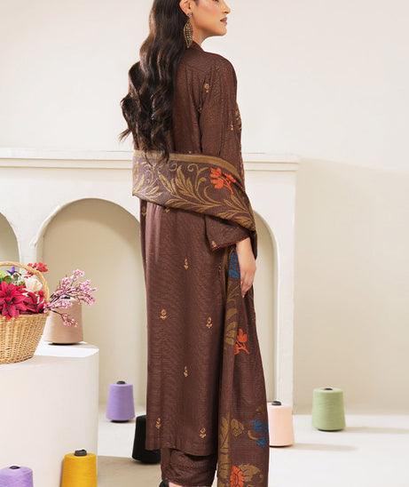 BR Zaryab Chamki Emb Peach`26 D#06