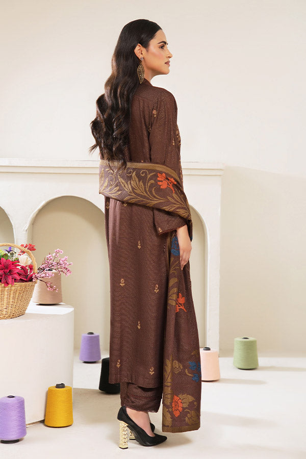 BR Zaryab Chamki Emb Peach`26 D#06