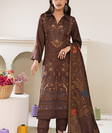 BR Zaryab Chamki Emb Peach`26 D#06