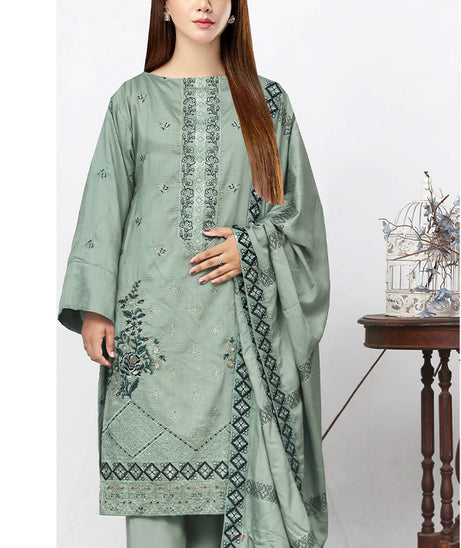 BR Chahat Emb Viscose`25 V#27 D#01 Green