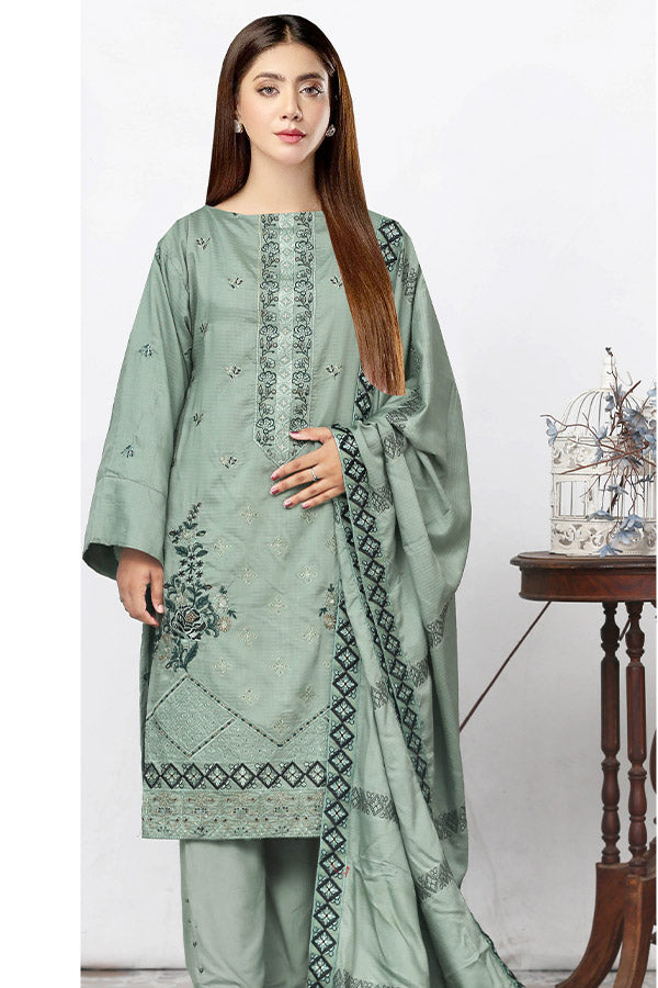 BR Chahat Emb Viscose`25 V#27 D#01 Green