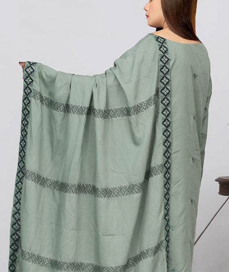 BR Chahat Emb Viscose`25 V#27 D#01 Green