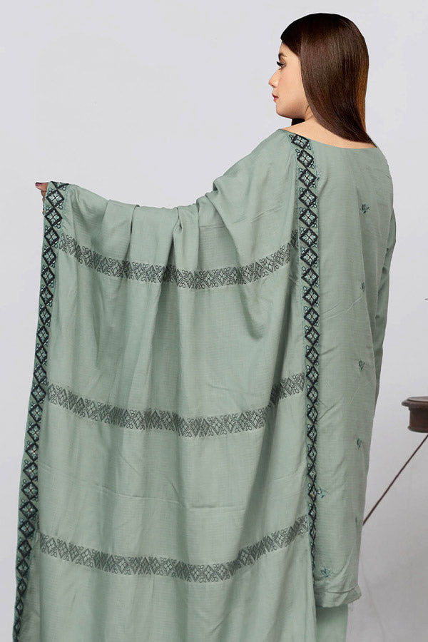 BR Chahat Emb Viscose`25 V#27 D#01 Green