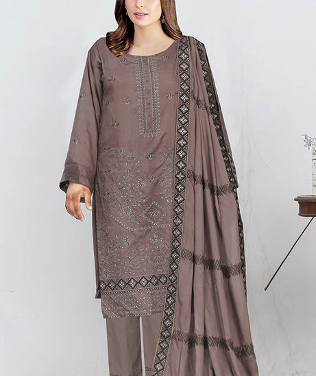 BR Chahat Emb Viscose`25 V#27 D#01 Grey