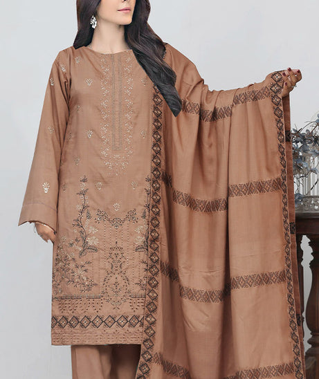 BR Chahat Emb Viscose`25 V#27 D#01 L-Brown