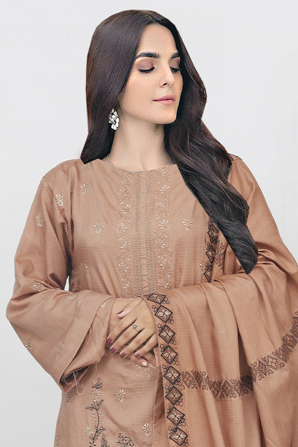 BR Chahat Emb Viscose`25 V#27 D#01 L-Brown