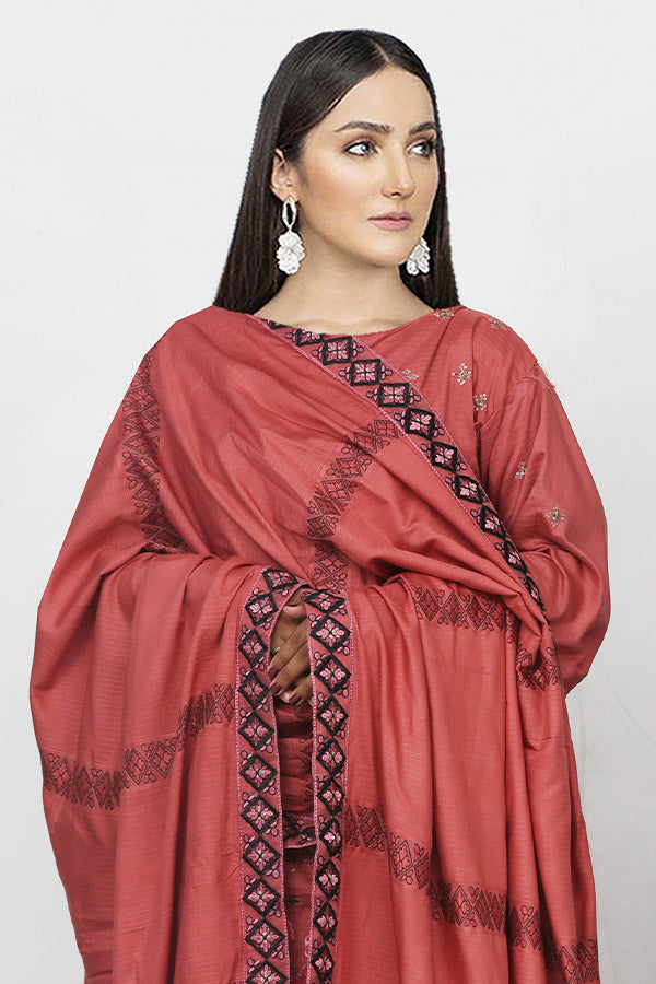 BR Chahat Emb Viscose`25 V#27 D#01 T-Pink