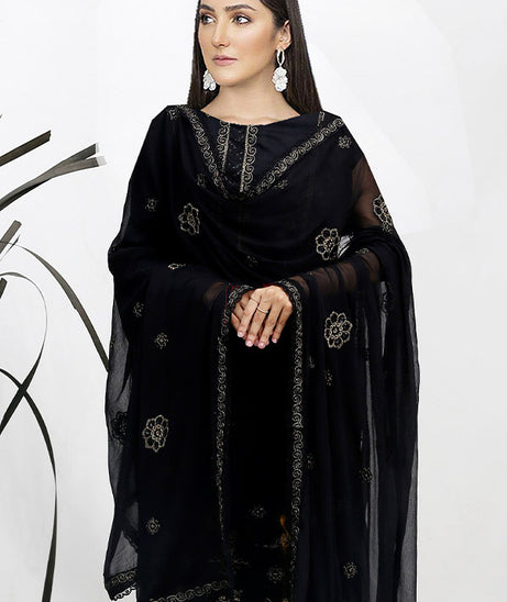 BR Gul-E-Sarma Viscose`25 V#26 D#01 Black