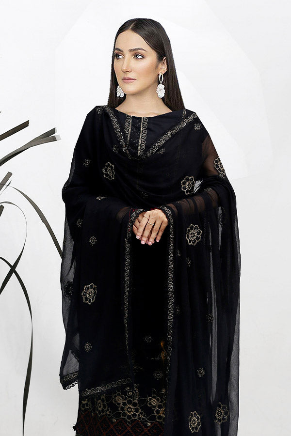 BR Gul-E-Sarma Viscose`25 V#26 D#01 Black