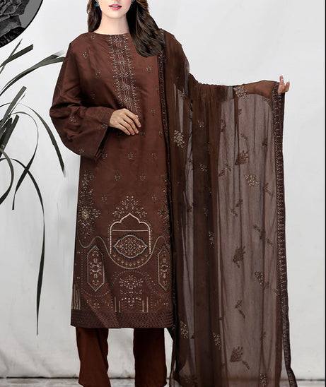 BR Gul-E-Sarma Viscose`25 V#26 D#01 Brown