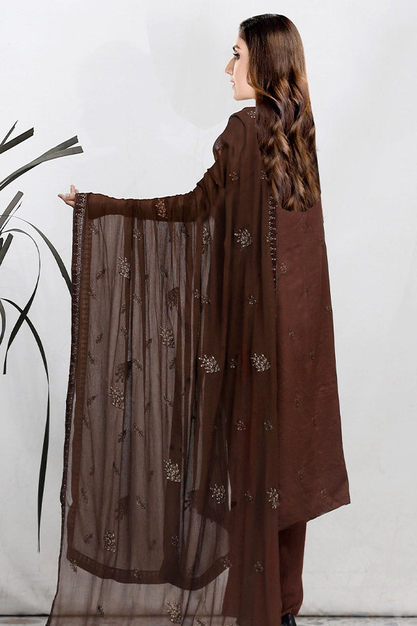 BR Gul-E-Sarma Viscose`25 V#26 D#01 Brown