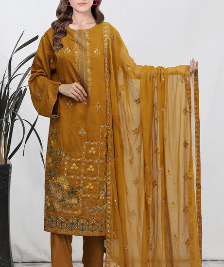 BR Gul-E-Sarma Viscose`25 V#26 D#01 Mustard