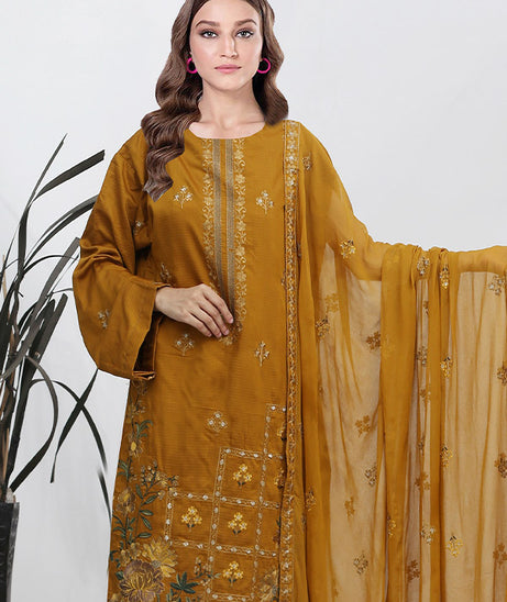 BR Gul-E-Sarma Viscose`25 V#26 D#01 Mustard