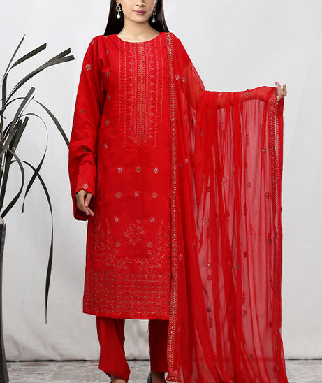 BR Gul-E-Sarma Viscose`25 V#26 D#01 Red