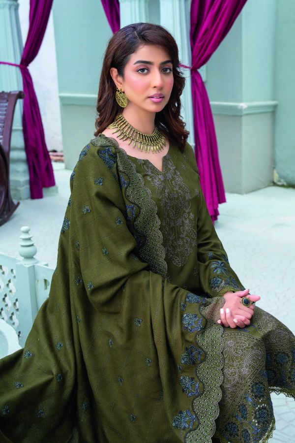 BR Kahani Wool Jacquard`25 D#8