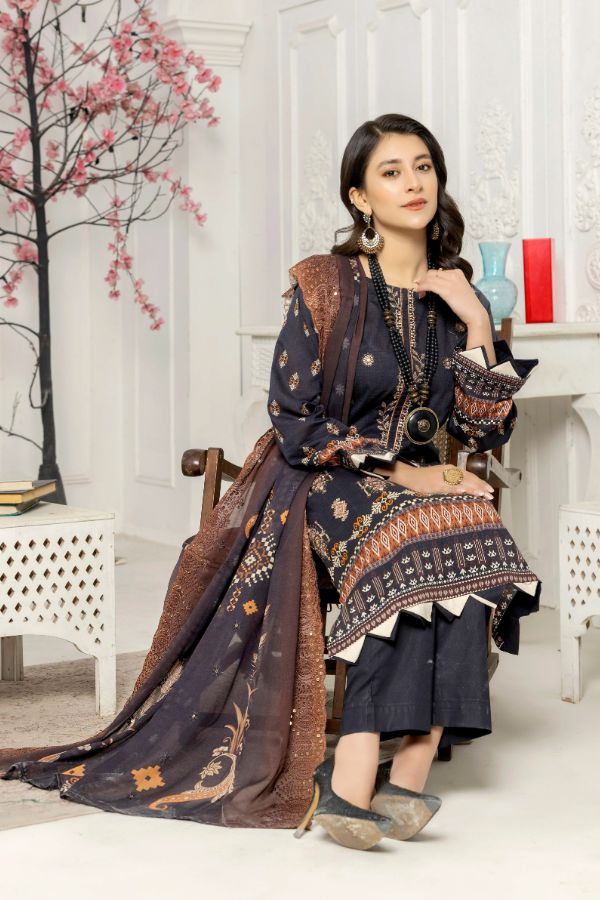 BR Mah-e-Nur C/kari Lawn`24 D#06