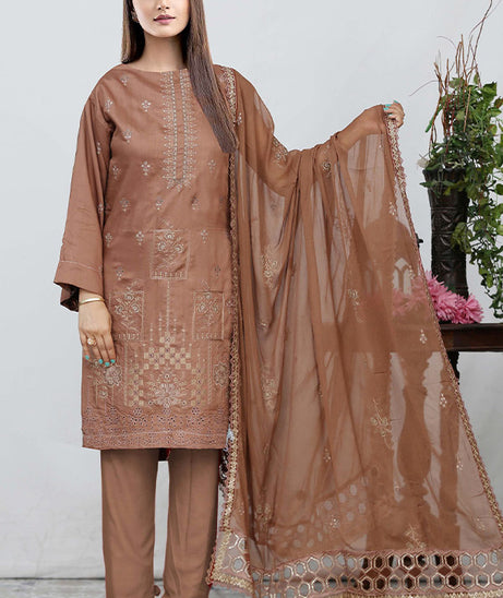 BR Nawal Emb Viscose`25 V#28 D#01 L-Brown