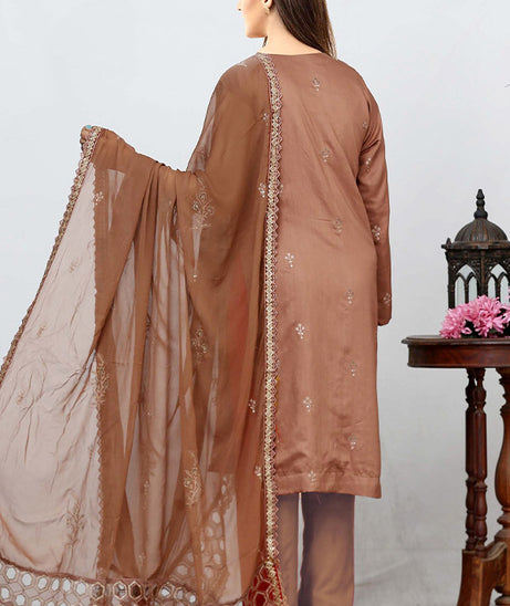 BR Nawal Emb Viscose`25 V#28 D#01 L-Brown