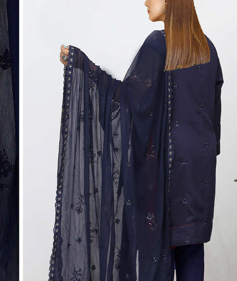 BR Nawal Emb Viscose`25 V#28 D#01 Nevy-Blue