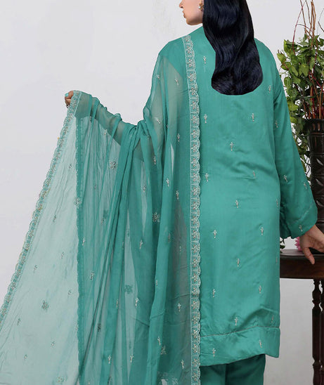 BR Nawal Emb Viscose`25 V#28 D#01 Sea-Green