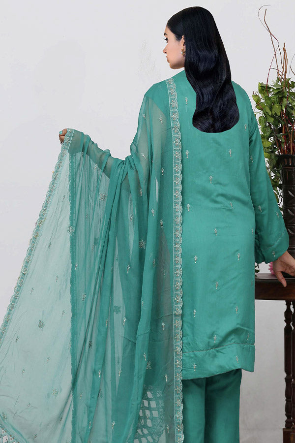 BR Nawal Emb Viscose`25 V#28 D#01 Sea-Green