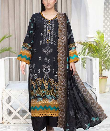 BR Noir D/Emb Viscose`25 ART#02