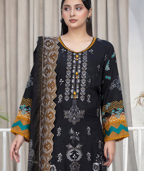 BR Noir D/Emb Viscose`25 ART#02
