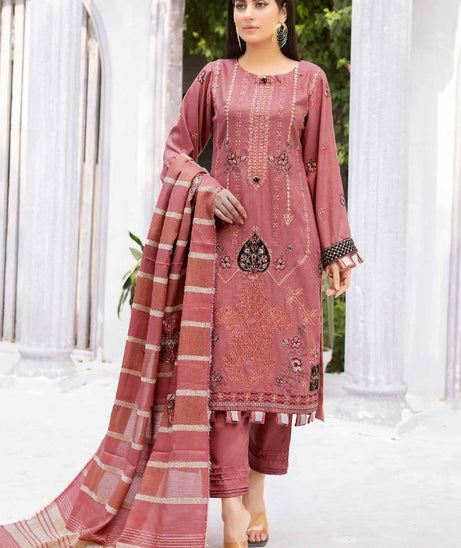 BR Pur Kashish Emb Peach`24 D#05