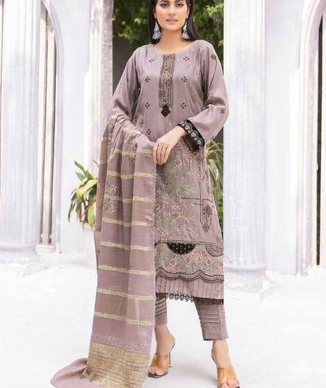 BR Pur Kashish Emb Peach`24 D#07