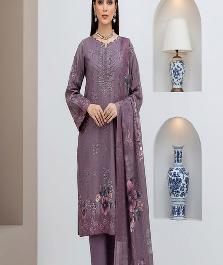 BR Roshni B-Dora Lawn '26 D#1 (L Purple )