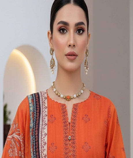 BR Roshni B-Dora Lawn '26 D#1 (Carrot)
