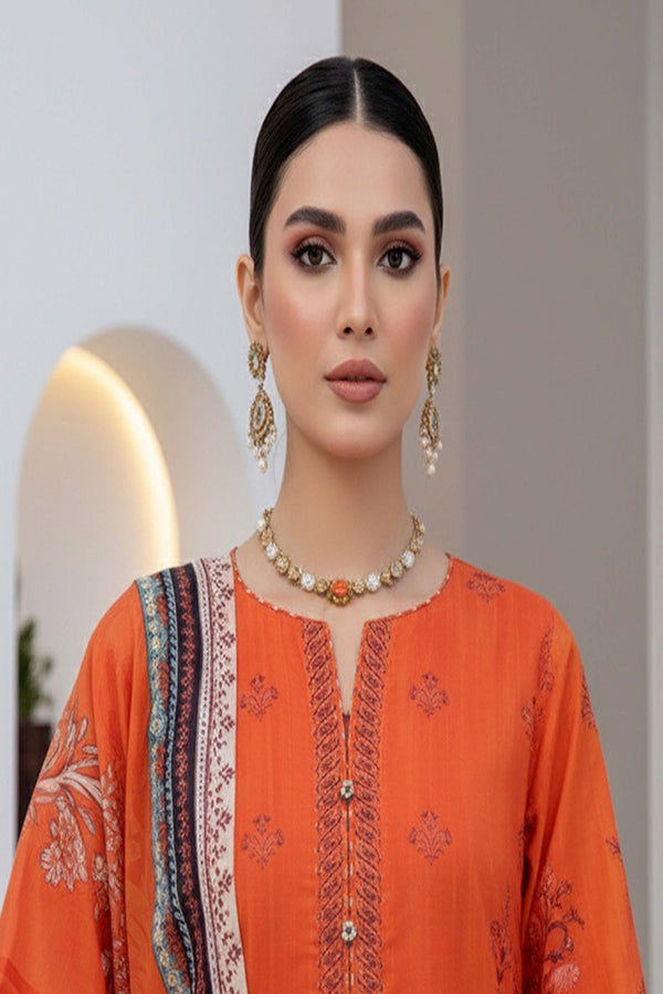 BR Roshni B-Dora Lawn '26 D#1 (Carrot)