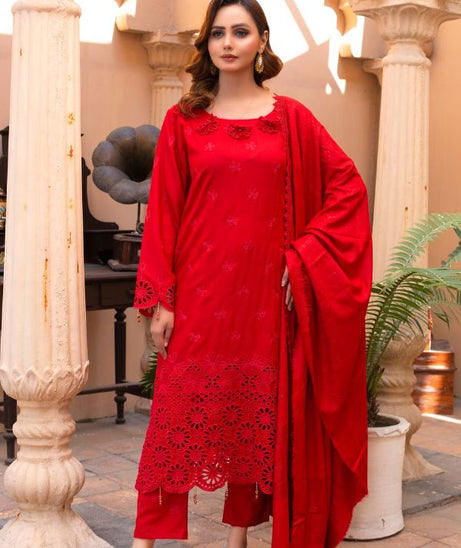 BR Taqdeer Dhanak Zari Shawl`24 D#02