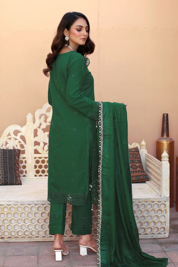 BR Taqdeer Dhanak Zari Shawl`24 D#05