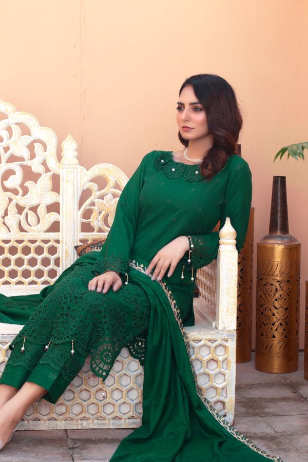 BR Taqdeer Dhanak Zari Shawl`24 D#05