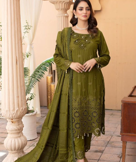 BR Taqdeer Dhanak Zari Shawl`24 D#06