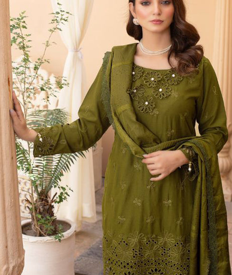 BR Taqdeer Dhanak Zari Shawl`24 D#06
