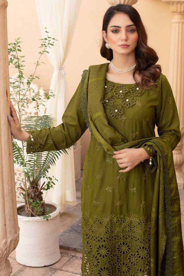 BR Taqdeer Dhanak Zari Shawl`24 D#06