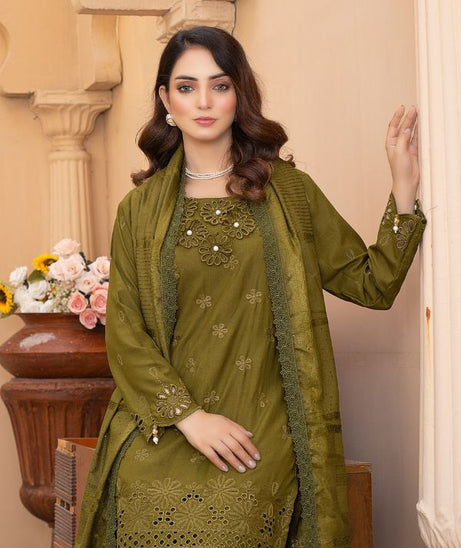 BR Taqdeer Dhanak Zari Shawl`24 D#06