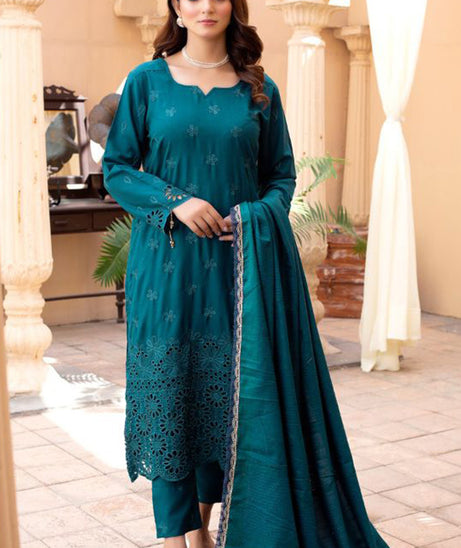 BR Taqdeer Dhanak Zari Shawl`24 D#07
