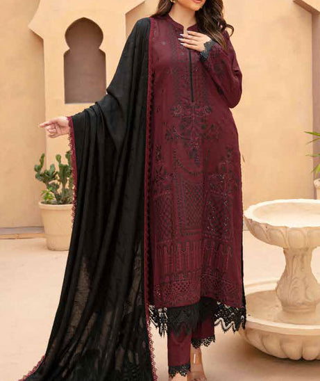 BR Taqdeer Pre/Leather W/Shawl'23 D#04