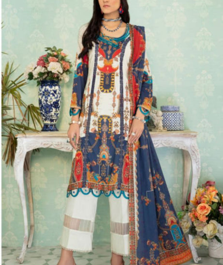 Banafsheh Alyssa Printed Lawn'22 BNA#10