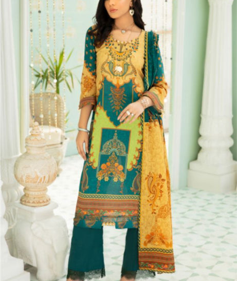 Banafsheh Alyssa Printed Lawn'22 BNA#11