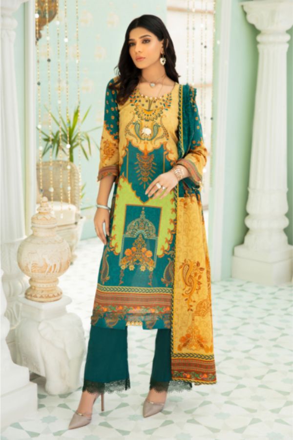 Banafsheh Alyssa Printed Lawn'22 BNA#11