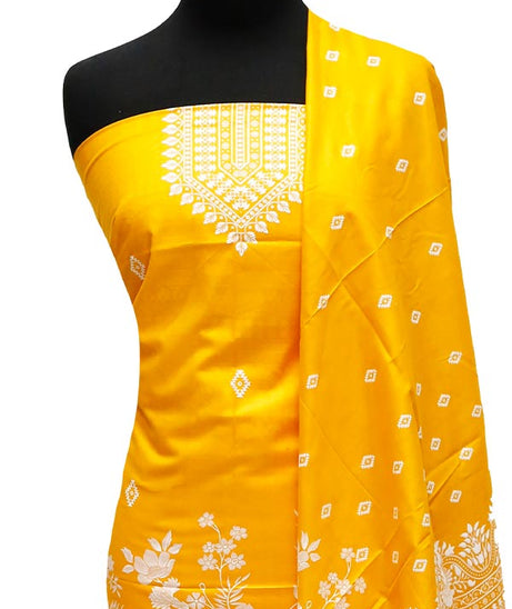 Bareeza Civic Voil Lawn`23 D#801 M Yellow