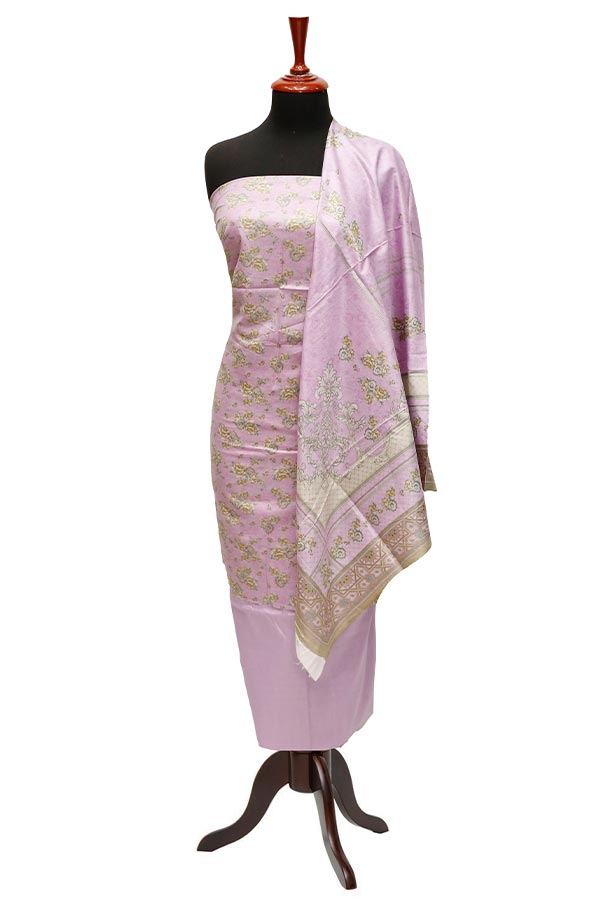 Bareeza Civic Voil Lawn`23 D#802 Plum