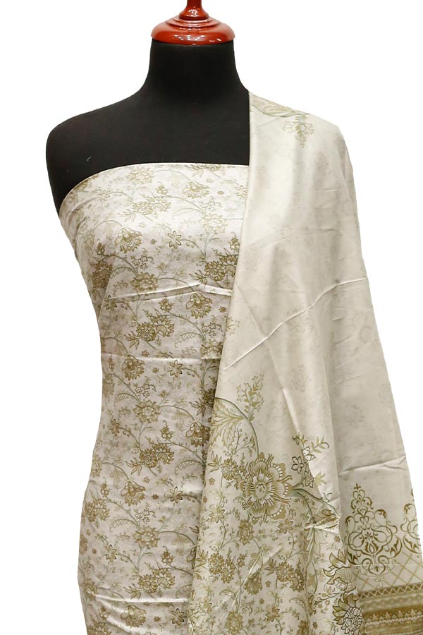 Bareeza Civic Voil Lawn`23 D#803 Green